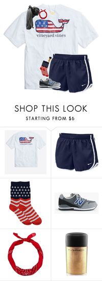 "USA DAY!! Spirit week!" by skmorris18 ❤ liked on Polyvore featuring NIKE, J.Crew, MAC Cosmetics and Moon and Lola