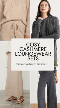 Cashmere is the undisputed champion of cozy, comfort dressing. We round up the 5 best cashmere sets for running errands, lounging at home, and date night.