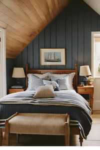 #shiplap #coastal #nauticaldecor #coastalgrandmotheraesthetic #bedroomideasforsmallrooms