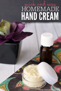 Find out how to make hand cream. This homemade hand cream is perfect for dry skin. It only takes a small amount and works great on dry hands. Try it today!