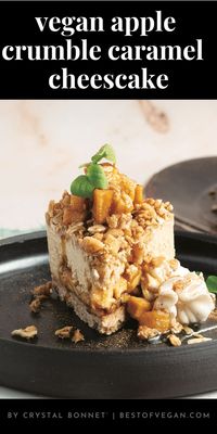 Imagine biting into a luscious, creamy cheesecake filled with sweet apple crumble and topped with melt-in-your-mouth caramel. Sounds too good to be true? Think again! This Apple Crumble Caramel Cheesecake is not just a dessert, it's a journey into a world of flavor and pure bliss. But the best part? It's 100% vegan! Yes, you read that right. You don't have to give up your love for cheesecakes just because you're vegan. So, what are you waiting for? Get the full recipe here.