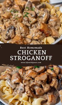 Homemade Chicken Stroganoff