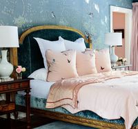 Recently on Instagram, de Gournay posted the following bedroom designed by Todd Richesin. It took my breath away, and I immediately wanted to see more of his incredible work.  B…