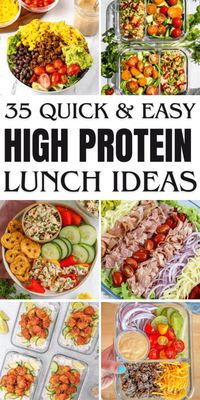 35 Quick & Easy High Protein Lunch Ideas – Keto Millenial