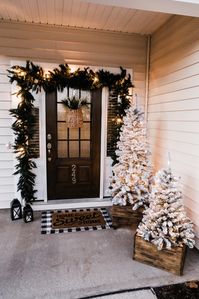 Our Festive Home Exterior for Christmas - Jordan Jean