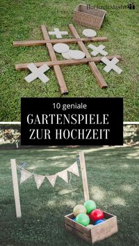 Eine Hochzeit im Freien bietet Gelegenheit für witzige Gartenspiele zur Beschäftigung und Unterhaltung der Hochzeitsgäste. Wir haben die besten Ideen für euch gesammelt 😀