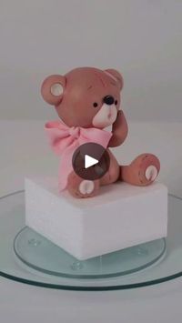 165K views · 2.2K reactions | Cute teddy bear cake topper - Saracino Pasta Model | 🐻🎂✨ Introducing the sweetest addition to any cake - an adorable teddy bear cake topper, created with love using Saracino Pasta Model fondant by Dicake... | By Saracino | Facebook