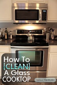 Home Made Cleaning DIY – how to clean your glass cooktop with baking soda