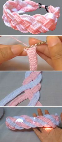 How To Crochet Headband Easily | CrochetBeja