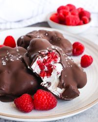 Chocolate Raspberry Yogurt Clusters