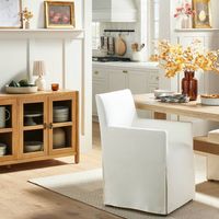 Canvas Slipcover Dining Chair - Cream - Hearth & Hand™ With Magnolia : Target