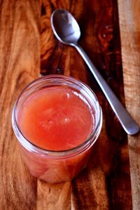 Rhubarb and Ginger Jam - a delicious and easy preserve, made with Yorkshire forced rhubarb and flavoured with root and stem ginger.