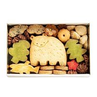 Nordic Style Polar Bear Cookie Cutter Small Bear Biscuit Stamp Cookie Sandwich Pastry Hand Pressed