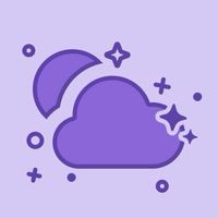 Meteo - purple app Icon with start