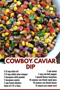 Warmer weather will be here soon and here's a classic western dish that's like salsa without all the tomatoes. We love this stuff, especially in the summer when you want something cool instead of a hot cooked meal. It's great as a side by itself or on tortillas