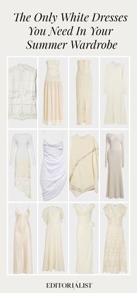 The Need-to-know White Dresses, Handpicked by Our Head of Personal Shopping. White dresses are nothing short of a summer staple, so having one in your wardrobe is essential. Whether you are looking for a breezy design for layering on beach days or a structured silhouette for date night, our Head of Personal Shopping has selected tried-and-true styles, ranging from best-selling options to fresh-off-the-runway designs.