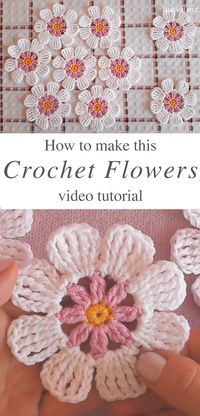 Learn Making Lace Crochet Flower Easily | CrochetBeja