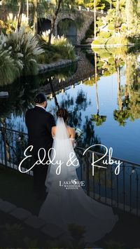 Eddy and Ruby look like they stepped right out of a movie in their wedding photos. Standing together at the altar, they weren’t just beginning a new journey as one—they were doing it in style, looking absolutely stunning every step of the way. 🎞️🌅   What's your wedding vision? Whether you're dreaming of an intimate lakeside ceremony or a grand celebration, we can help make it a reality. Visit our website to book a tour and see how we can bring your vision to life at Lakeside Weddings & Events...