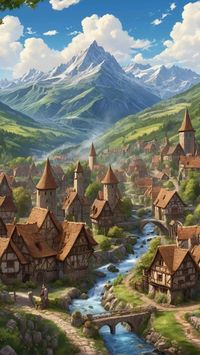 #wallpaper #aesthetic #medieval #fantasyworld  #city #kingdom