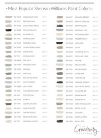 50 Most Popular and Bestselling Sherwin Williams Paint Colors