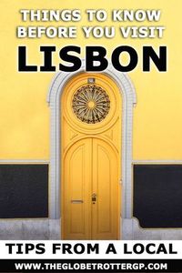 Things to know before you visit Lisbon, Portugal! Interview with a Local: Lisbon City Guide - get insider tips! Things to do in Lisbon | Places to visit in Lisbon | restaurants and bars in Lisbon | What to see in Lisbon #lisbon #portugal #europecities #lisboncityguide #visitinglisbon