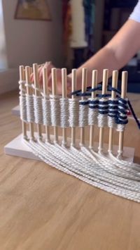 We're absolutely smitten with this video! Ever wondered about the magic of a peg loom? 🧶 via @hellohydrangea • • • • #happyweaving #tapestry #funemstudio #weavingloom #weaving #handmade #diy #hobby #loom #weaversofinstagram #tissage #makersmovement #loom #tapestry #tapestryweaving #weaverfever #wallhanging #wearethemakers #makersgonnamake #yarnaddict #yarn