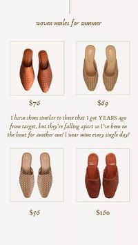 Woven Mules for Summer - Summer shoes  #LTKShoeCrush