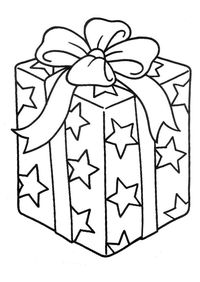 gros cadeau noel coloriage