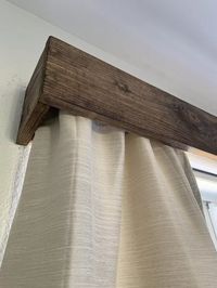 DIY Farmhouse Wood Window Valance | Hometalk