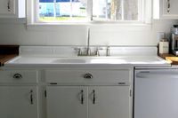 Drain board sink in a kitchen similar to ours