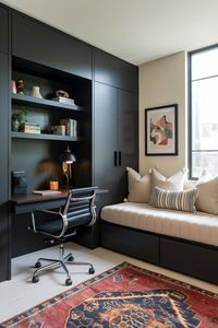 13 Home Office with Daybed Layout Designs for a Relaxing Work Environment - My Decor Inspo