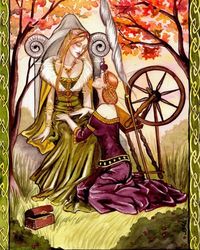 The Norse Goddess Fulla represents abundance, protection, life cycles, fertility, and the #sedir {Norse Magick}. She is the Teutonic sister…