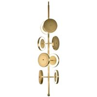 Le Royer chandelier by Larose Guyon focuses on simplicity through a modern lens, with all frills dialed down to reveal a smooth and minimal structure. Finishes: aged brass, aged copper, satin nickel, satin black; pictured in aged brass Dimensions: 9 1/2'' x 9 1/2'' x 40'' H Led source: 3000k - 5760 lumens - 76.8W - dimmable driver Compatible dimmer: Lutron diva DVCL-153P or equivalent (not included) Measures: Stem length: 12", 18'', 24'' or 36'' Canopy: 7"; 5" available on request.