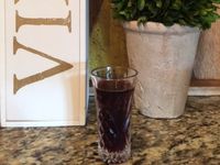 Red wine and cola - Aperitif sip starter (Argentina's wines have only recently become popular.  In the past years ago they mixed the wine with something to make it taste better - like cola.)