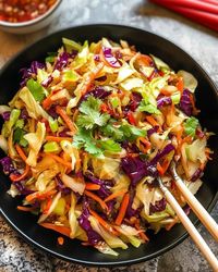 Asian Cabbage Stir Fry - Greenku Recipes