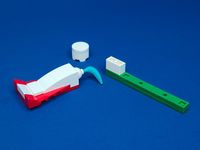 LEGO Toothbrush and Toothpaste - Close Up | Built for BrickN… | Flickr