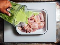 Conventional cooking wisdom suggests that marinating meat for a long time can yield undesirable results. But all acids are not equal, and yogurt-based marinades can produce great results, even when applied to meats overnight.