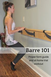 Barre 101 for beginners. Includes a step-by-step trial workout at home and form guide to get the ultimate barre experience.