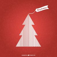 Patterned Christmas tree | Free vector