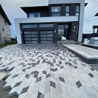 Paver stone driveway