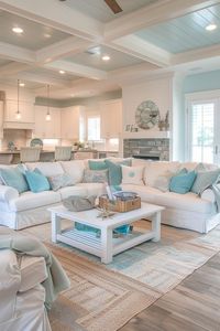 29 Beach Modern Coastal Living Room Ideas for Ultimate Relaxation - My Elegant Home