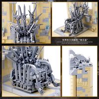 Production Description:  The Iron Throne Winterfell Game of Throne Block Model LEGO Compatible  Piece Count: 1146pcs Dimensions: 19.5x16.5x34cm Recommended Age: 12+ Material: Plastic Packaging: Unless the option "With Original Box" is available, we are shipping most items without their original box due to the unique DI