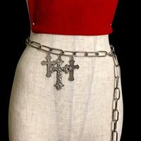 🖤CROSS charm link chain belt or necklace