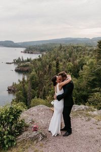 Best Elopement Locations in Minnesota | Couples pose ideas | Minnesota Photographer. There are countless gorgeous spots around Northern Minnesota, offering incredible natural beauty for your adventurous wedding day! Here are some of our favorites, and the 5 Best Places to Elope in Northern Minnesota. See elopement inspiration 2022 minnesota barn wedding venues, minnesota wedding ideas and elopement inspiration woods. Book us at chuckandshiloh.com for your wedding photos!