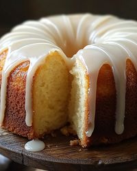 Vanilla Buttermilk Pound Cake with Cream Cheese Glaze – recipestasteful