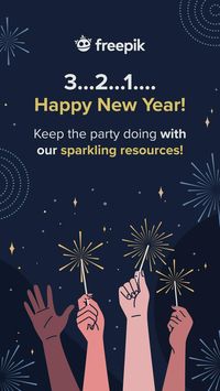  

It's almost time to pop up the champagne! ✨🍾✨ We selected a pack of festive resources to make New Year's Eve a night to remember: shiny images, joyful vectors, and amazing PSD. 🌙  We got everything ready for your party! 🎆🥂
 • Download your free Freebie on our blog: https://www.freepik.com/blog/new-year-creativity/
 • Get access to the best New Year resources on freepik.com

