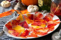 Creepy, crackly and crunchy, this Broken Glass Candy is swirled with Halloween colors to amp up the ick factor. Easy recipe to make clear, hard candies. Little ghouls and goblins will have fun cracking the "glass" into pieces. Just be careful as the sugar syrup is very hot.