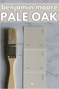 Is Benjamin Moore Pale Oak Your Perfect Shade of Paint? See it in 21 Real Homes to help you decide! #PaleOak #benjaminmoore #benjaminmoorepaleoak #paleoakbenjaminmoorelivingroom #paleoakbenjaminmoorekitchen #paleoakbenjaminmoore