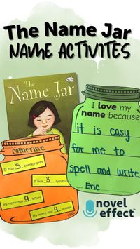 Click on the pin and use these name activities and crafts in your kindergarten or first grade classroom! Paired with 'The Name Jar' these read aloud activities are perfect for littles that are learning all about their name!