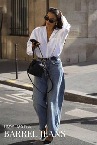 Discover versatile ways to style barrel jeans for any occasion! Get inspired by our fashion editors' unique looks and solve your balloon jeans dilemma. Find expert tips at Editorialist.com.